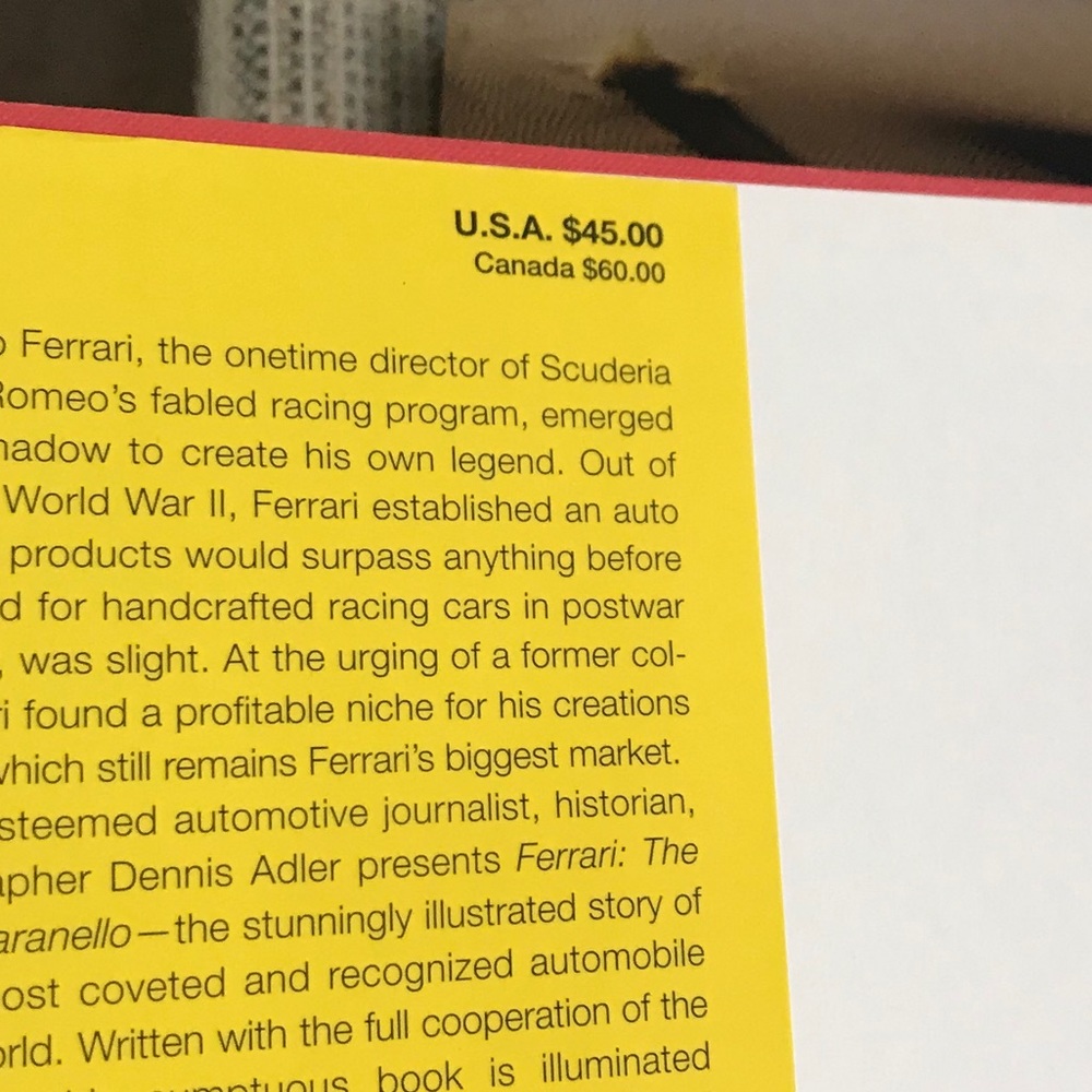 ⭐️🌴Ferrari Coffee Table Book 🏎️♥️ - Picture 2 of 5